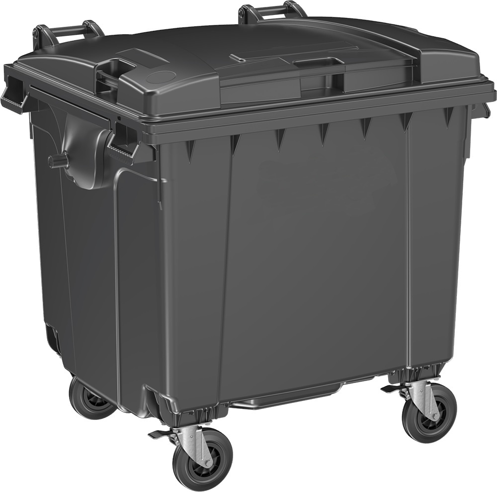 Контейнер для твердих побутових відходів, 1100 л, EN 840-2, п/в, VSMECO